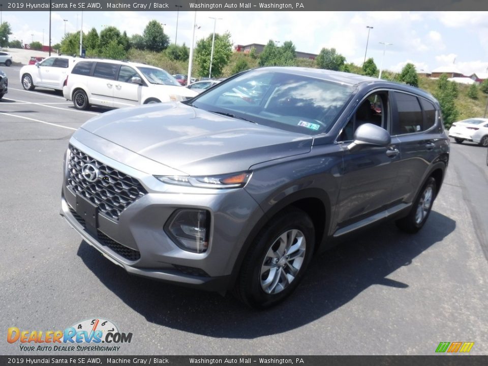 2019 Hyundai Santa Fe SE AWD Machine Gray / Black Photo #5