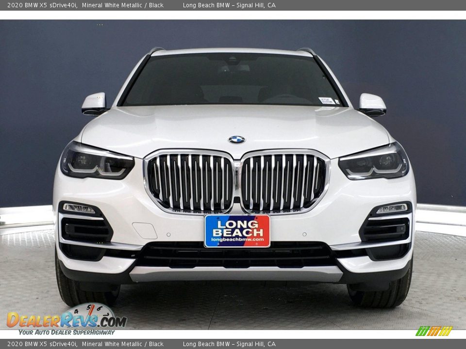 2020 BMW X5 sDrive40i Mineral White Metallic / Black Photo #2