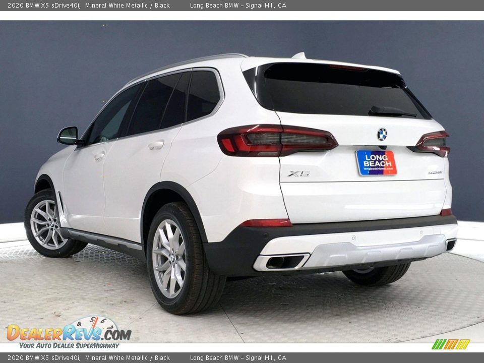 2020 BMW X5 sDrive40i Mineral White Metallic / Black Photo #3