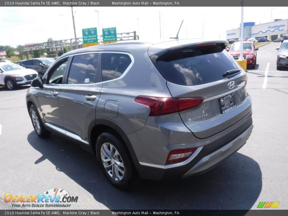 2019 Hyundai Santa Fe SE AWD Machine Gray / Black Photo #7