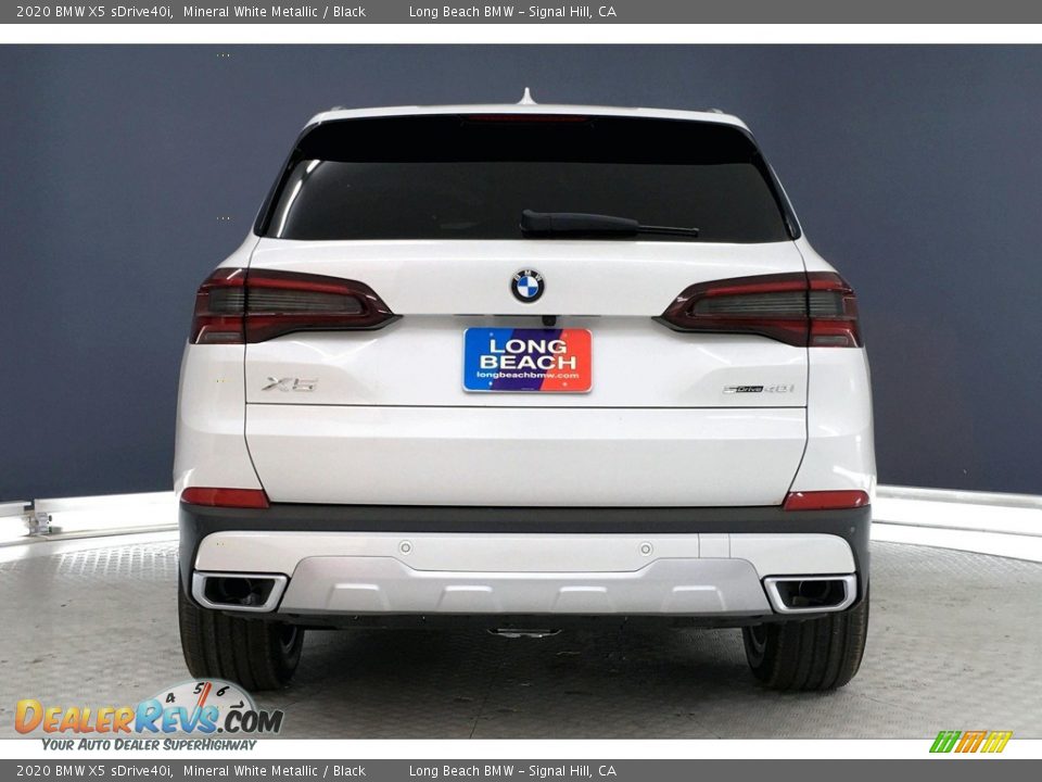 2020 BMW X5 sDrive40i Mineral White Metallic / Black Photo #4