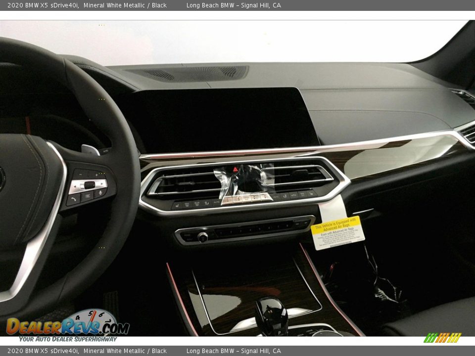 2020 BMW X5 sDrive40i Mineral White Metallic / Black Photo #6