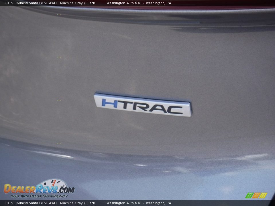 2019 Hyundai Santa Fe SE AWD Machine Gray / Black Photo #10