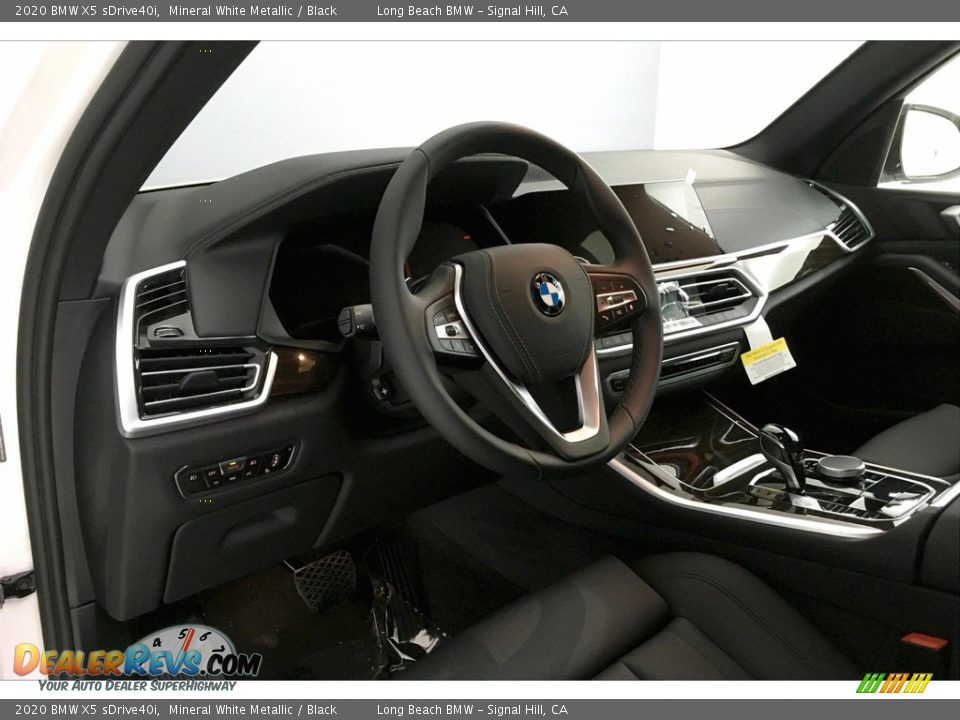 2020 BMW X5 sDrive40i Mineral White Metallic / Black Photo #7