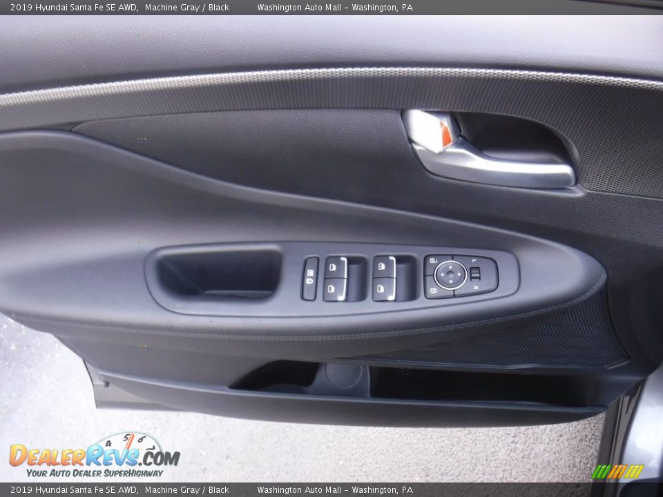 2019 Hyundai Santa Fe SE AWD Machine Gray / Black Photo #11