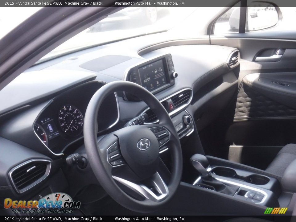 2019 Hyundai Santa Fe SE AWD Machine Gray / Black Photo #12