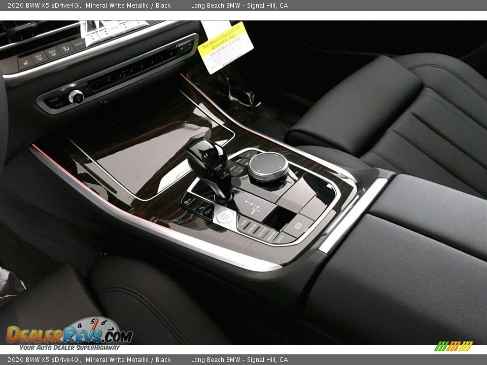 2020 BMW X5 sDrive40i Mineral White Metallic / Black Photo #8