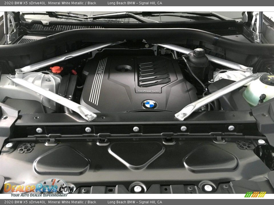 2020 BMW X5 sDrive40i Mineral White Metallic / Black Photo #10