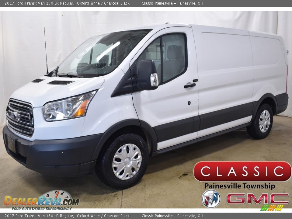 2017 Ford Transit Van 150 LR Regular Oxford White / Charcoal Black Photo #1