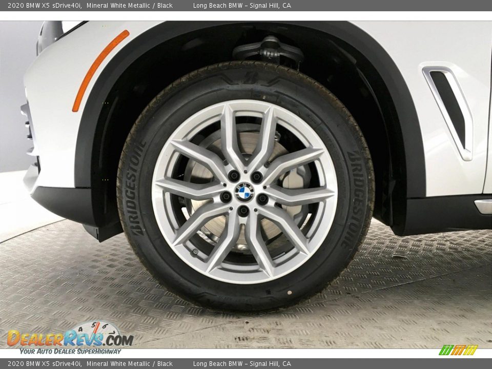 2020 BMW X5 sDrive40i Mineral White Metallic / Black Photo #12