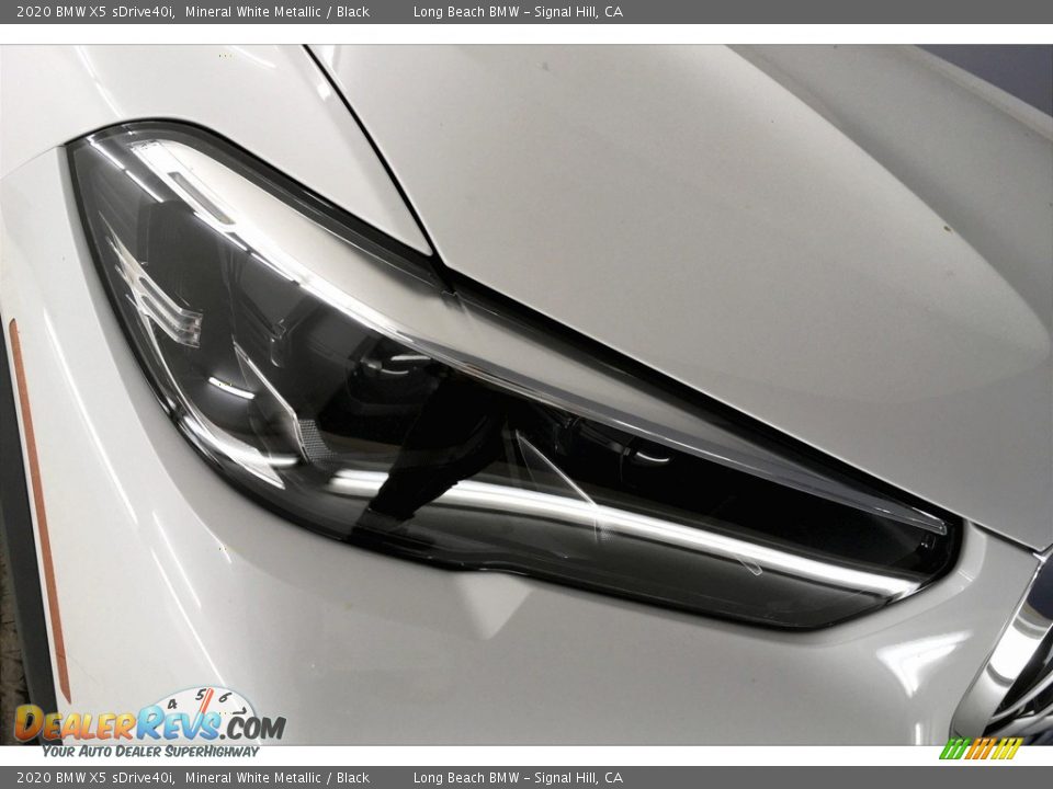 2020 BMW X5 sDrive40i Mineral White Metallic / Black Photo #14