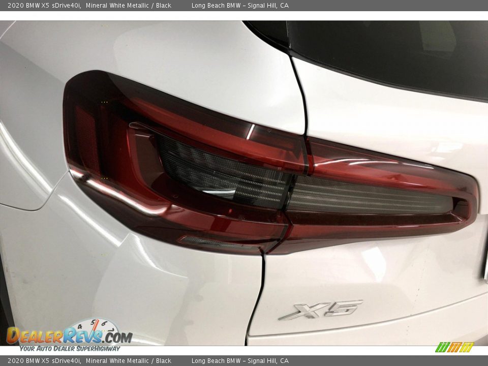 2020 BMW X5 sDrive40i Mineral White Metallic / Black Photo #15