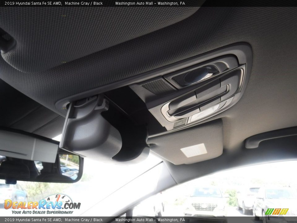 2019 Hyundai Santa Fe SE AWD Machine Gray / Black Photo #20