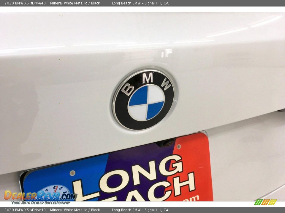 2020 BMW X5 sDrive40i Mineral White Metallic / Black Photo #16