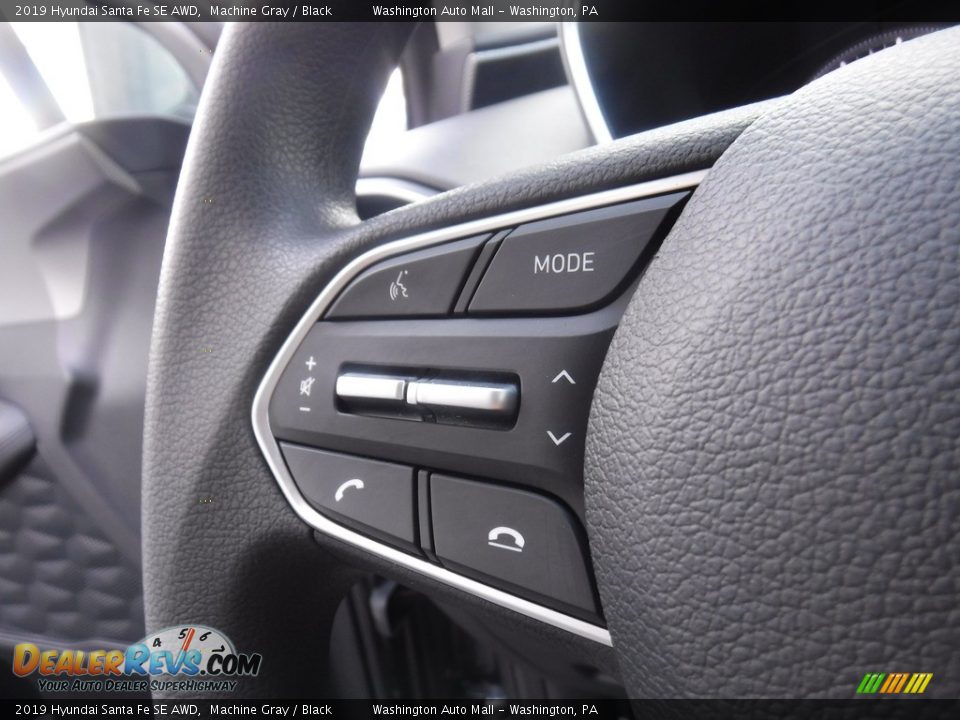 2019 Hyundai Santa Fe SE AWD Machine Gray / Black Photo #21