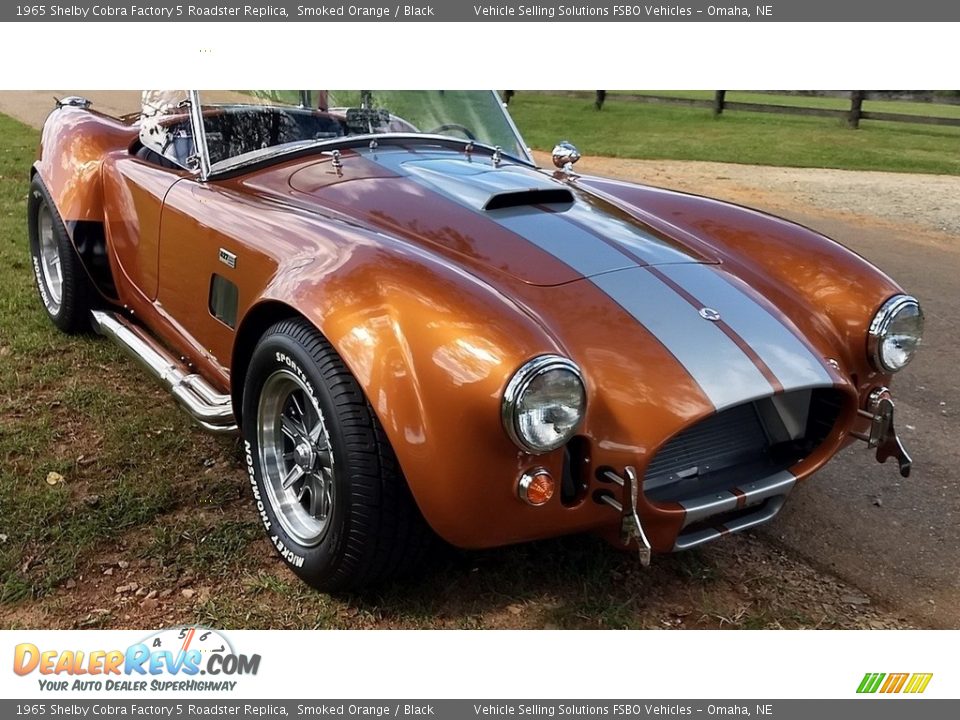 Front 3/4 View of 1965 Shelby Cobra Factory 5 Roadster Replica Photo #1