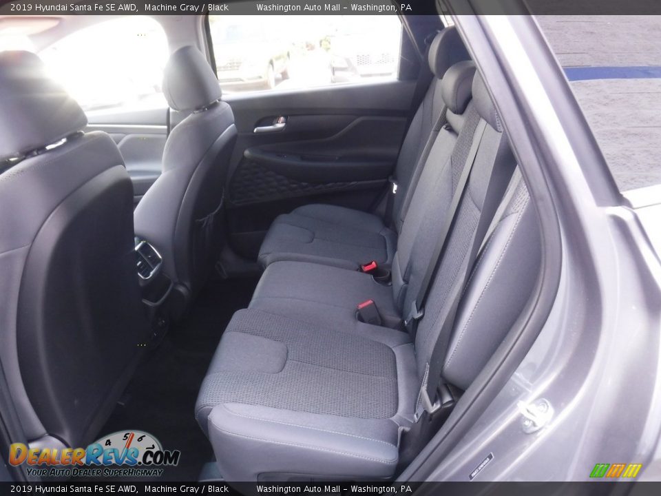 2019 Hyundai Santa Fe SE AWD Machine Gray / Black Photo #24