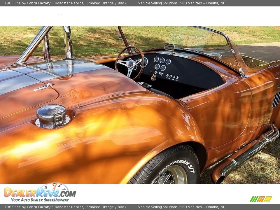 1965 Shelby Cobra Factory 5 Roadster Replica Smoked Orange / Black Photo #8