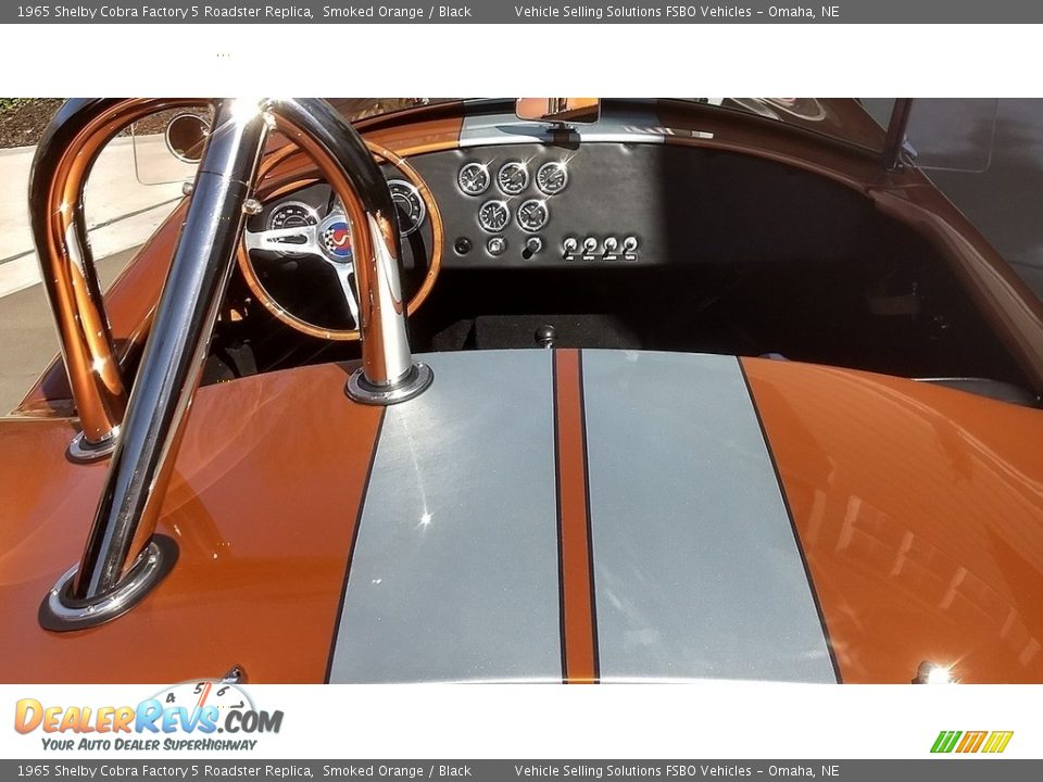 1965 Shelby Cobra Factory 5 Roadster Replica Smoked Orange / Black Photo #11