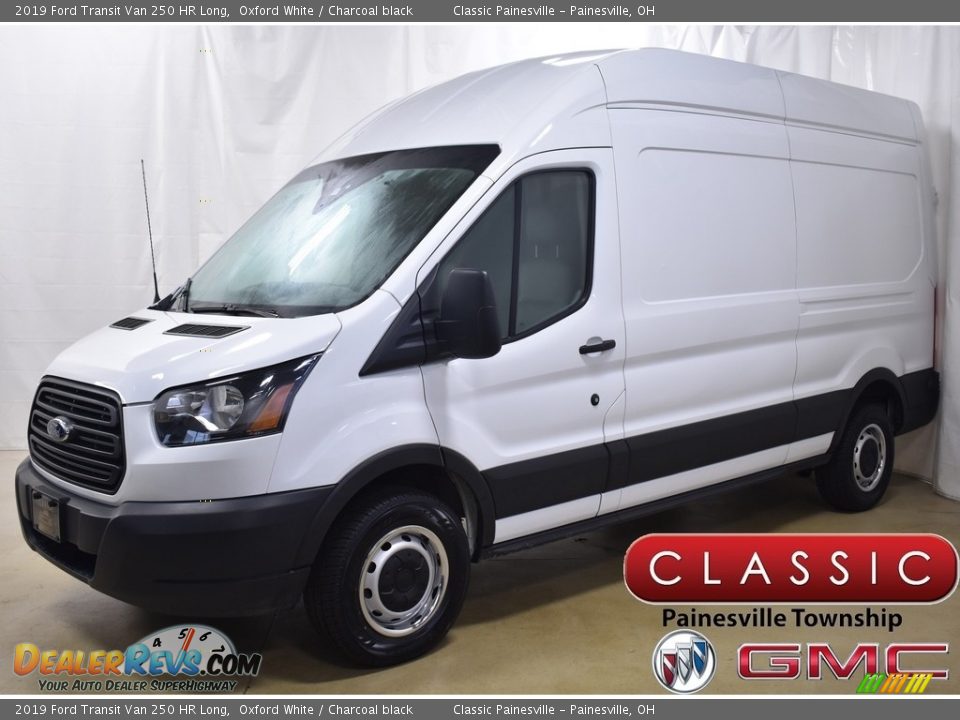 2019 Ford Transit Van 250 HR Long Oxford White / Charcoal black Photo #1