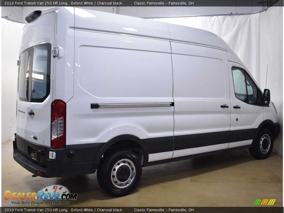 2019 Ford Transit Van 250 HR Long Oxford White / Charcoal black Photo #2