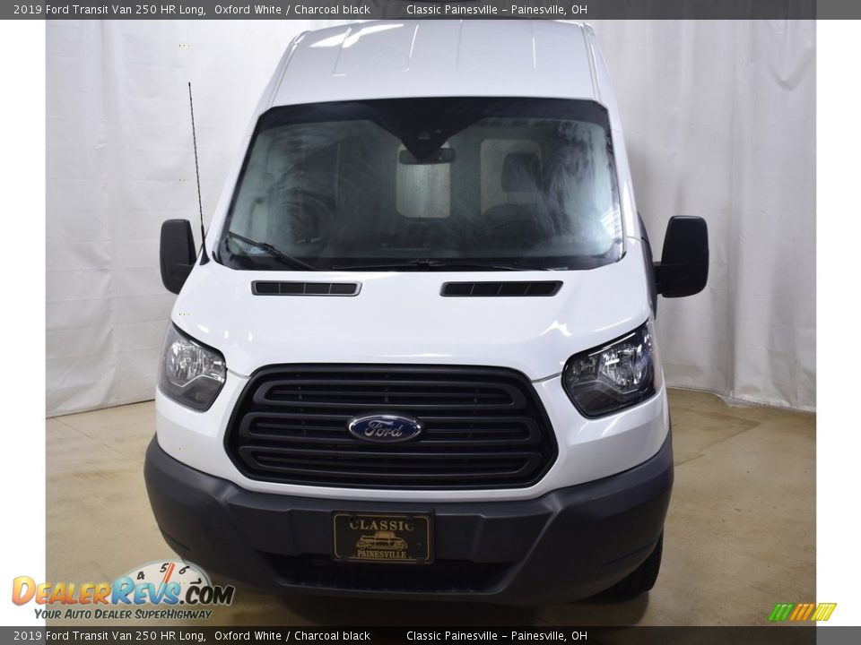 2019 Ford Transit Van 250 HR Long Oxford White / Charcoal black Photo #4