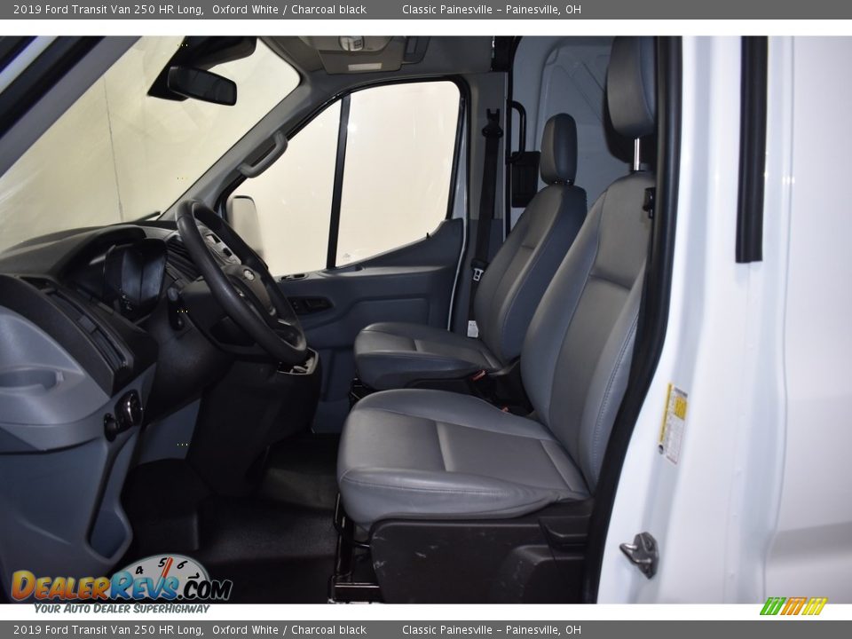 2019 Ford Transit Van 250 HR Long Oxford White / Charcoal black Photo #7