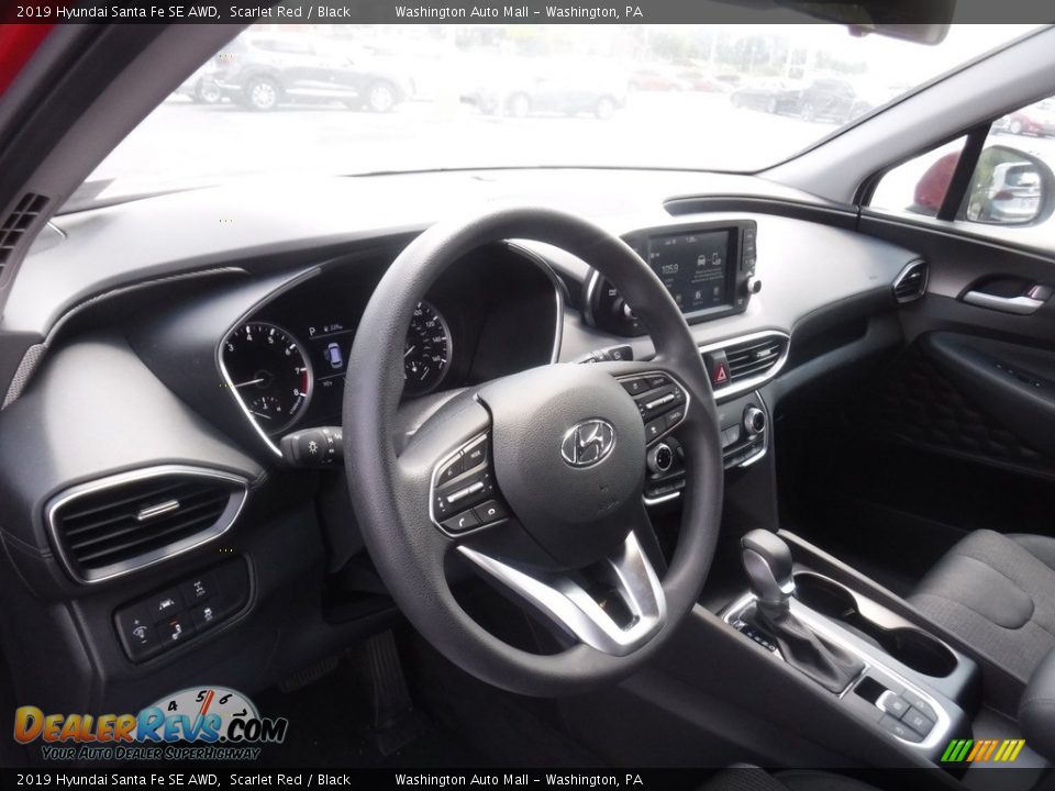 2019 Hyundai Santa Fe SE AWD Scarlet Red / Black Photo #11