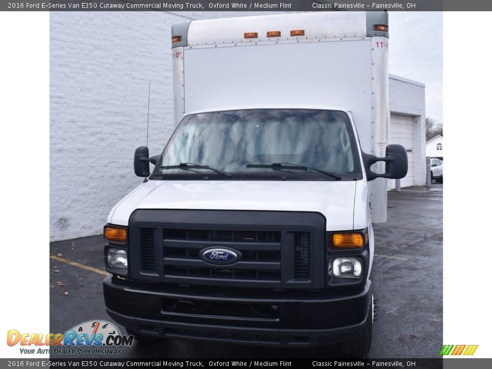 2016 Ford E-Series Van E350 Cutaway Commercial Moving Truck Oxford White / Medium Flint Photo #4