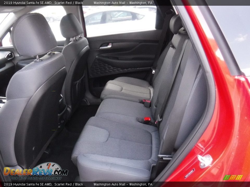 2019 Hyundai Santa Fe SE AWD Scarlet Red / Black Photo #23