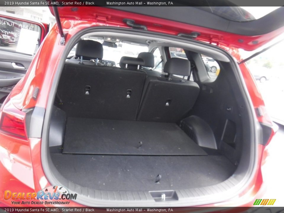 2019 Hyundai Santa Fe SE AWD Scarlet Red / Black Photo #24