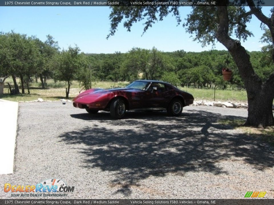 1975 Chevrolet Corvette Stingray Coupe Dark Red / Medium Saddle Photo #15