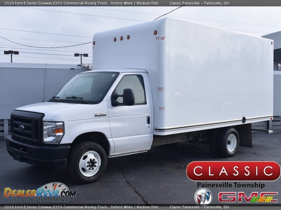 2019 Ford E Series Cutaway E350 Commercial Moving Truck Oxford White / Medium Flint Photo #1