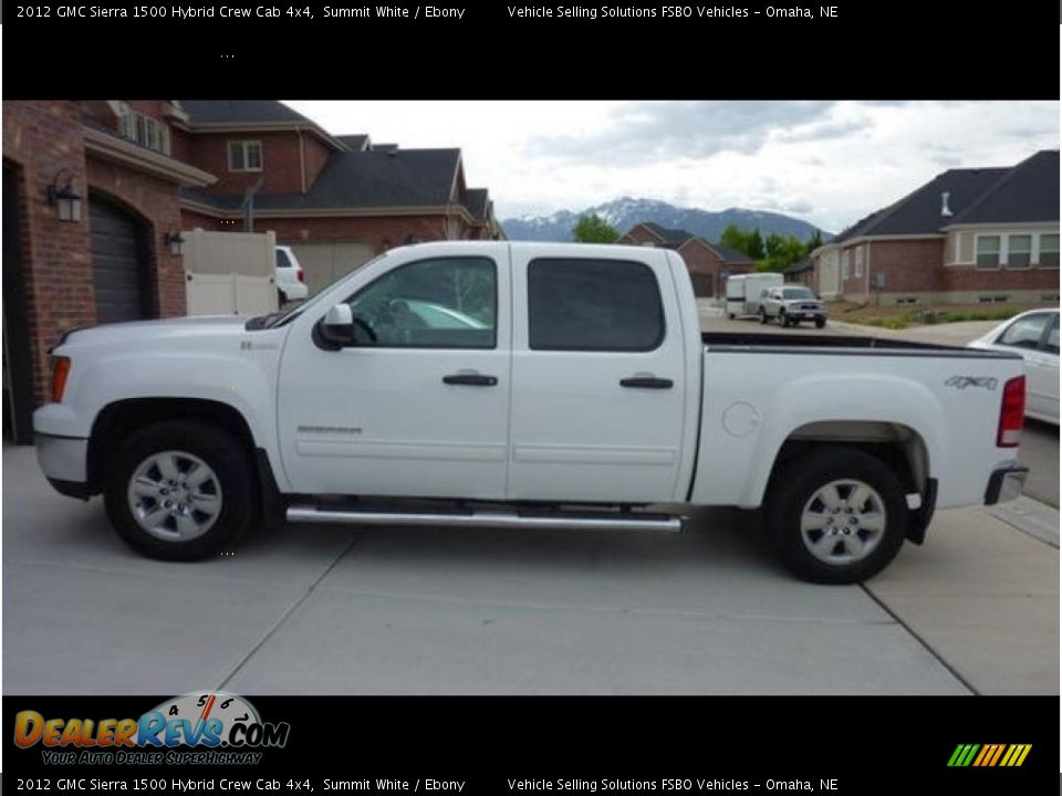 Summit White 2012 GMC Sierra 1500 Hybrid Crew Cab 4x4 Photo #1