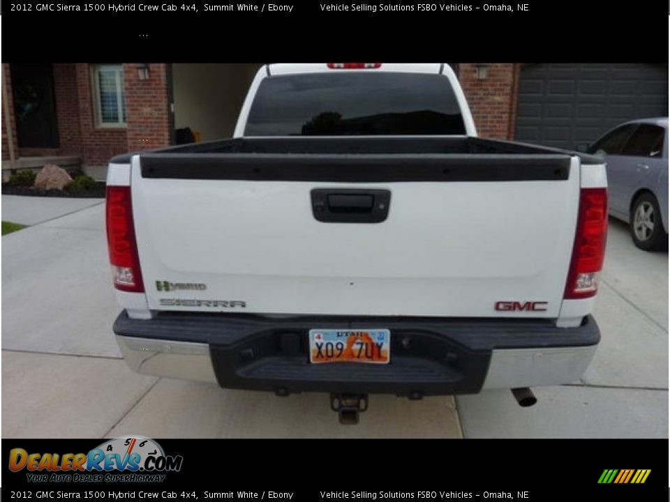 2012 GMC Sierra 1500 Hybrid Crew Cab 4x4 Summit White / Ebony Photo #2