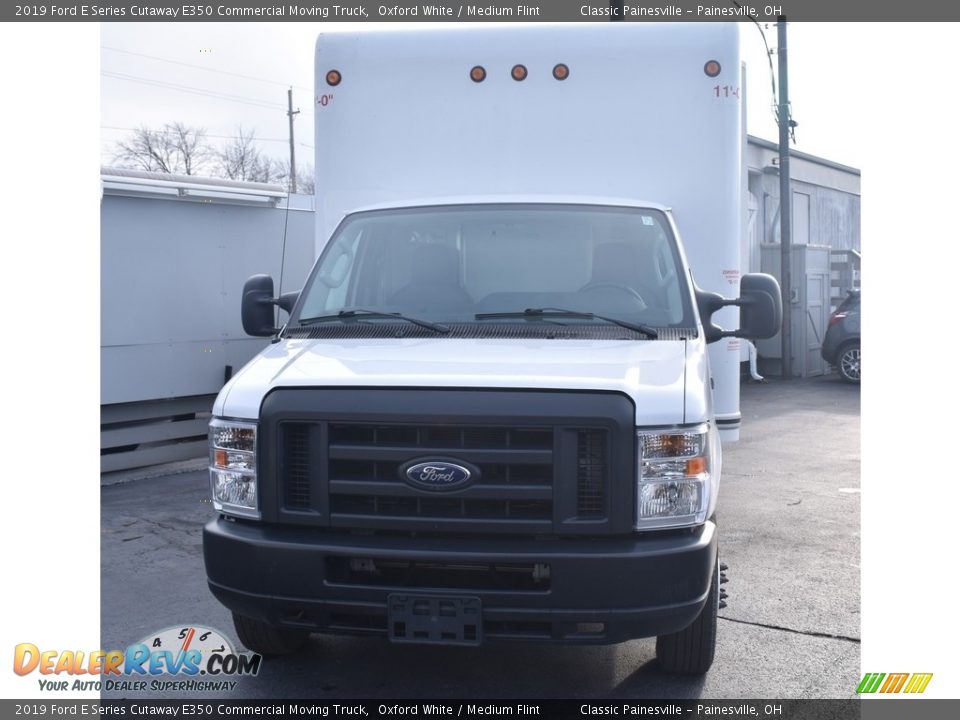 2019 Ford E Series Cutaway E350 Commercial Moving Truck Oxford White / Medium Flint Photo #4