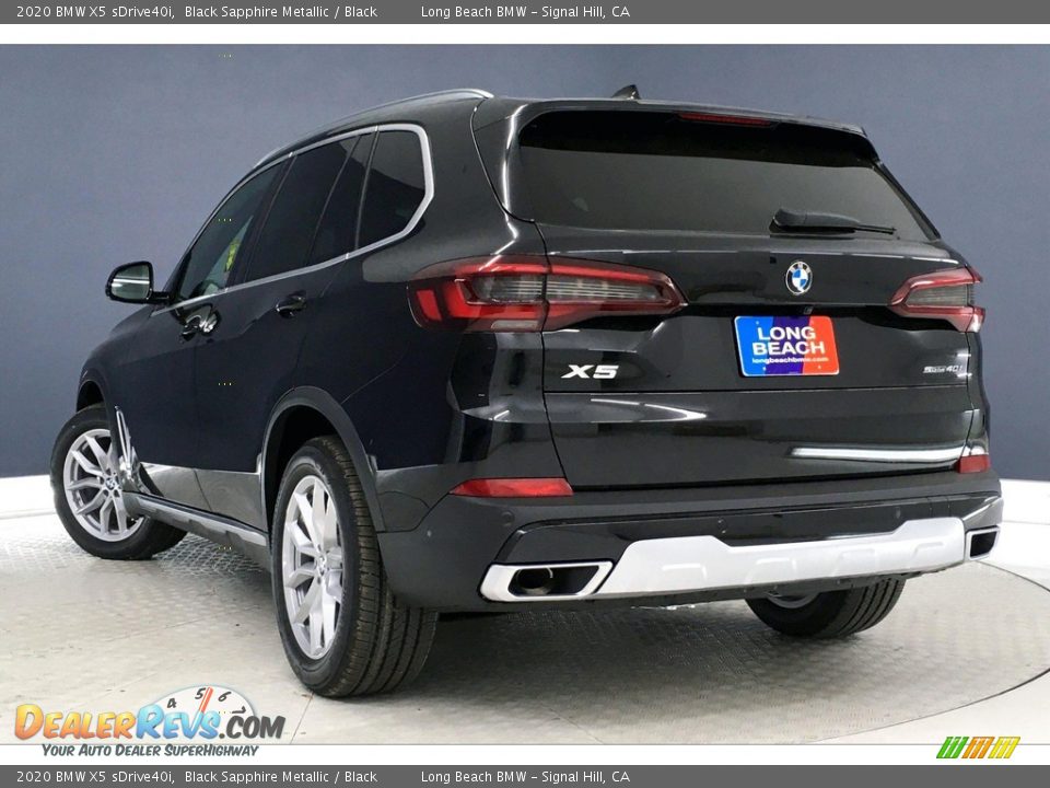 2020 BMW X5 sDrive40i Black Sapphire Metallic / Black Photo #3