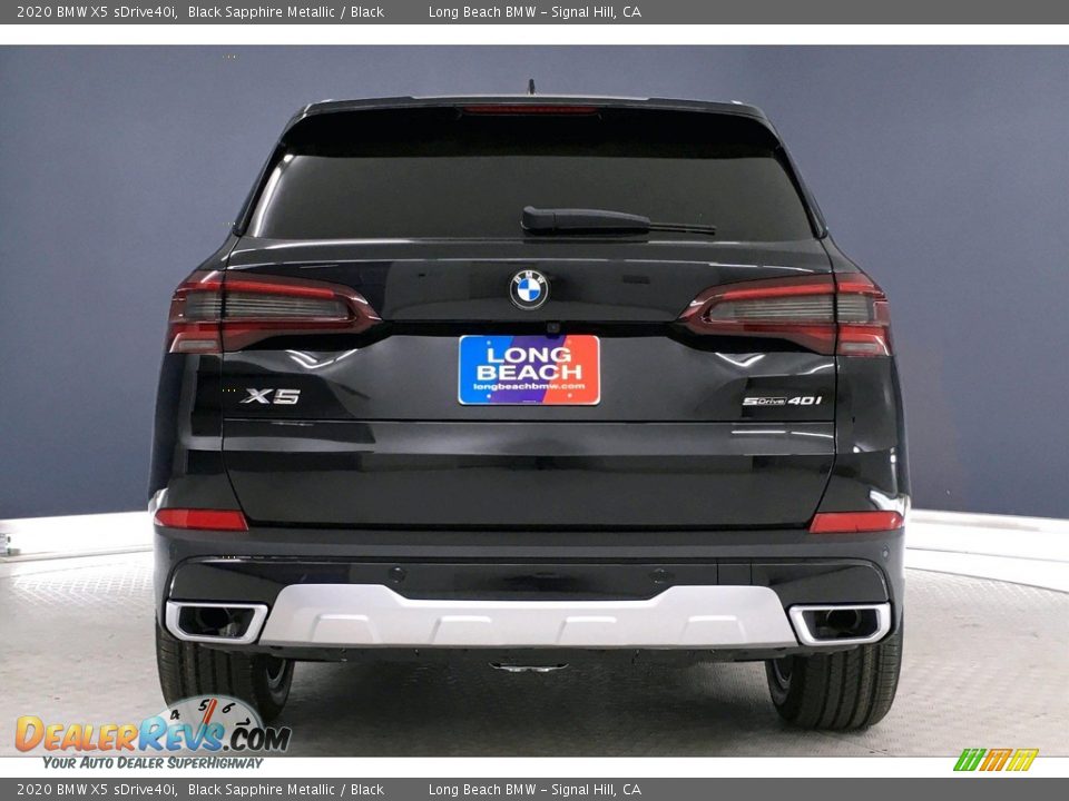 2020 BMW X5 sDrive40i Black Sapphire Metallic / Black Photo #4