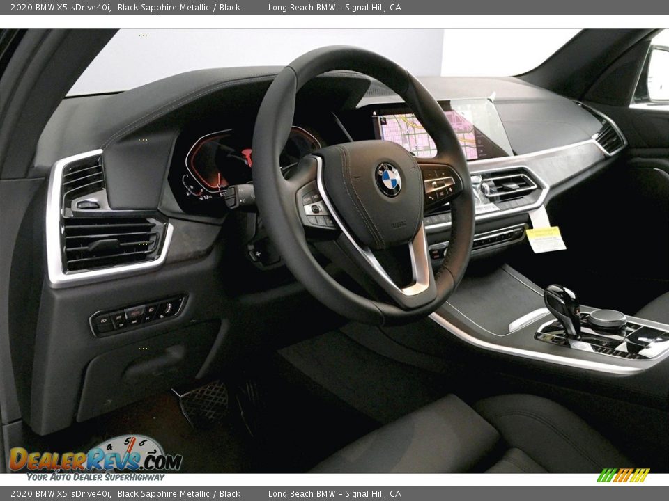 2020 BMW X5 sDrive40i Black Sapphire Metallic / Black Photo #7