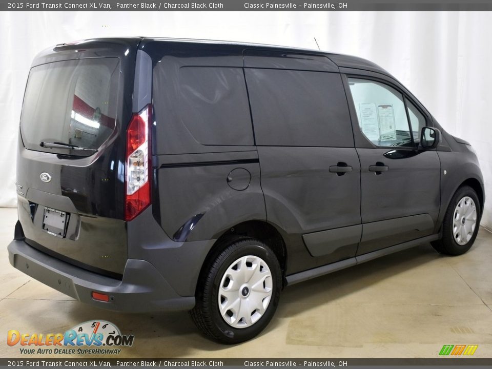 2015 Ford Transit Connect XL Van Panther Black / Charcoal Black Cloth Photo #2