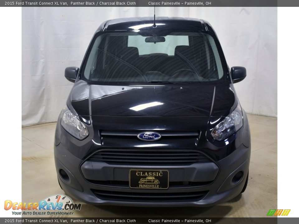 2015 Ford Transit Connect XL Van Panther Black / Charcoal Black Cloth Photo #5