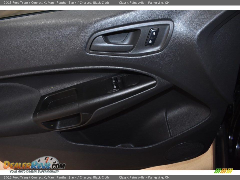 2015 Ford Transit Connect XL Van Panther Black / Charcoal Black Cloth Photo #11