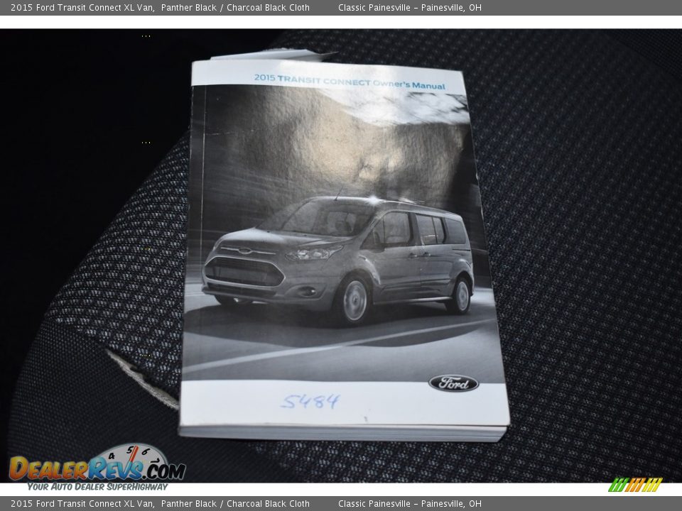 2015 Ford Transit Connect XL Van Panther Black / Charcoal Black Cloth Photo #17