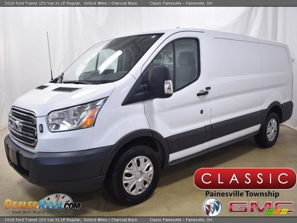 2016 Ford Transit 150 Van XL LR Regular Oxford White / Charcoal Black Photo #1