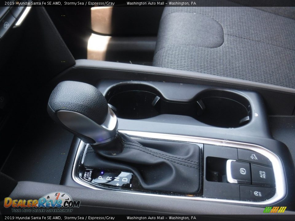 2019 Hyundai Santa Fe SE AWD Stormy Sea / Espresso/Gray Photo #16