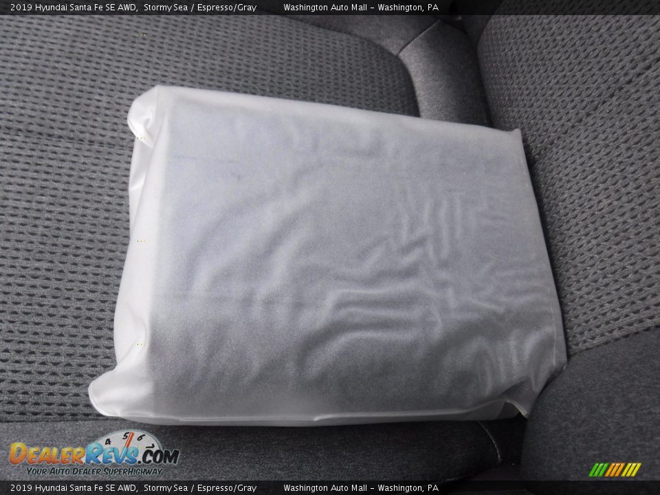 2019 Hyundai Santa Fe SE AWD Stormy Sea / Espresso/Gray Photo #26