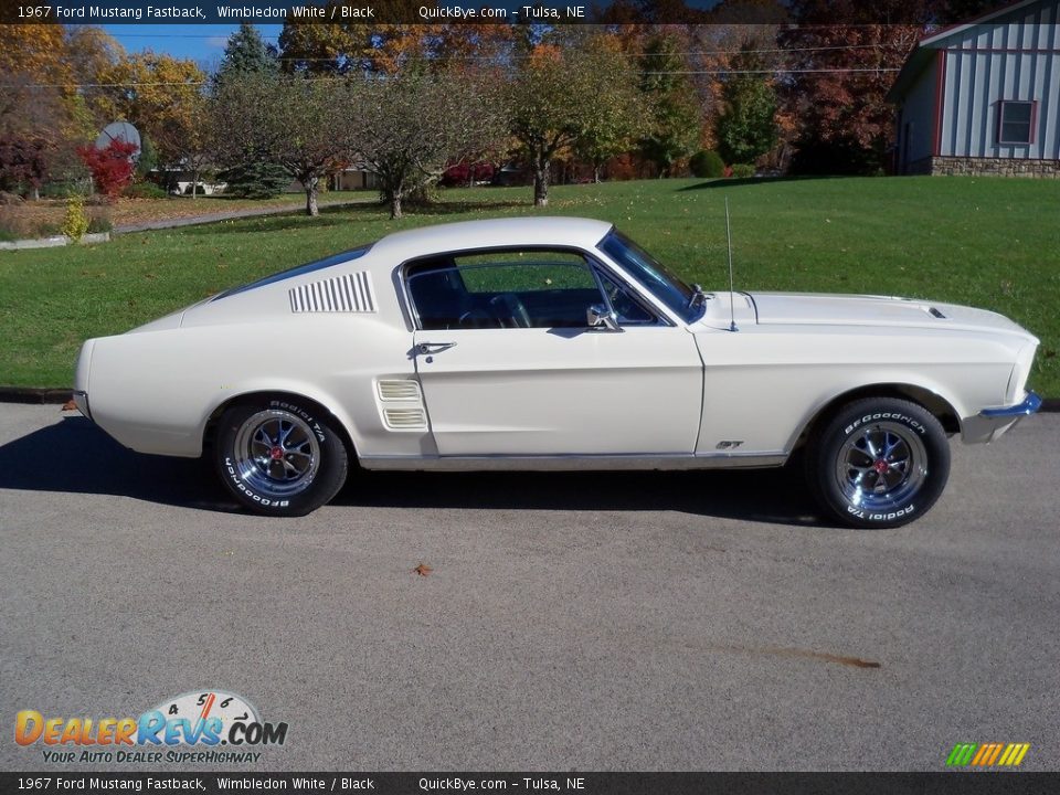 Wimbledon White 1967 Ford Mustang Fastback Photo #2