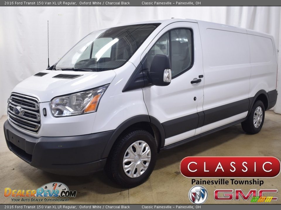 2016 Ford Transit 150 Van XL LR Regular Oxford White / Charcoal Black Photo #1