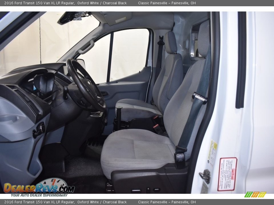 2016 Ford Transit 150 Van XL LR Regular Oxford White / Charcoal Black Photo #7