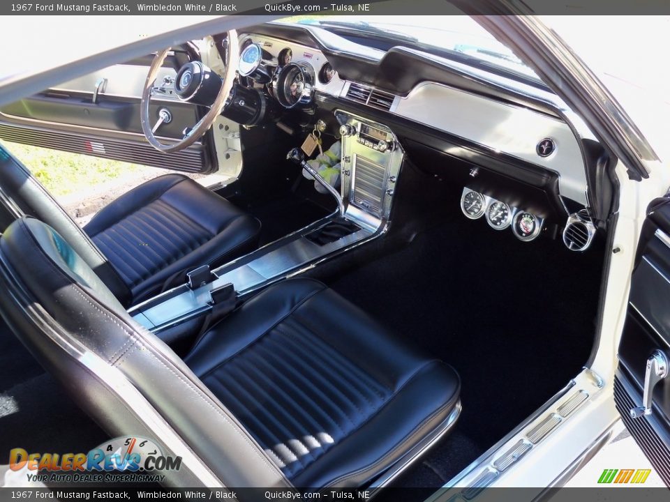Black Interior - 1967 Ford Mustang Fastback Photo #16